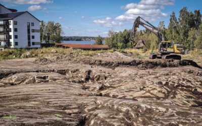 Vi skrapar fram grunden till en bostadsrättsförening